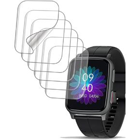 Compatible with FITVII H56 1.7" Fitness Tracker Smart Watch, Soft Screen Protector, TPU, 6-pack, Full Coverage, Bubble Self-healing