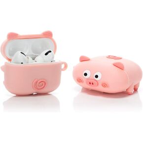 Silicone Case Compatible with Apple Airpods Pro& Pro 2 Funny Cute Cover [PAPA Animal Pet Design](Cat Blue)