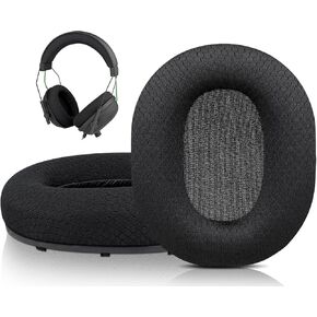 SOULWIT Earpads Replacement for Razer BlackShark V2/BlackShark V2 Pro (Does Not Fit 2023 Model) Gaming Headset, Ear Pads Cushions with High-Density Noise Isolation Foam - BlackShark MF Black