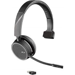 Plantronics Voyager 4210 USB-A (211317-01) Bluetooth Wireless Headset,Black