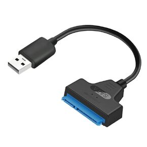 USB 2.0 to SATA Adapter Converter Cable for 2.5" SATA External HDD SSD Hard Drive 22 Pin Sata III Cable
