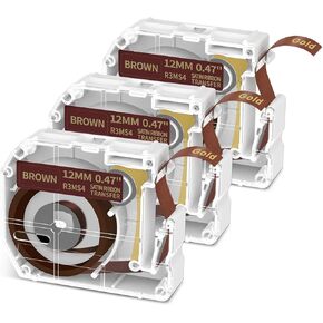 Label Maker Tape Suitable for M960 Label Maker Printer, Black on Clear, 12mm x 4m (1/2Inch x 26Feet), Replacement for Brother M-K Tape, Compatible for Brother P Touch PT-M95 PT-85 PT-100 PT-70 PT-65