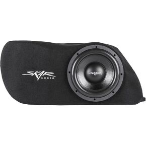 Skar Audio Single 8" Loaded Sealed Subwoofer Enclosure Compatible with 2017-2021 Honda Civic Hatchback Vehicles