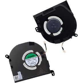 Deal4GO مروحة تبريد وحدة المعالجة المركزية FK50V 0FK50V مع مروحة رسومات GPU CN1MT 0CN1MT بديلة لـ Dell XPS 15 9510 9500 Precision 5560 5550 in Saudi Arabia