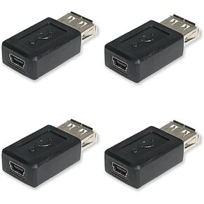 محول USB 2.0 أنثى إلى USB B Mini 5 Pin أنثى محول 4 حزم in Kuwait