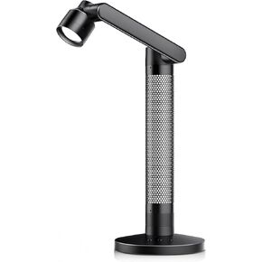Lytmi 3-in-1 LED Desk Task Reading Light for Office, CRI95 Eye-Caring Architect Desk Lamp, 360°Rotatable Swing Arms, Dimmable Table Lamp with Atmosphere Lighting for Computer Monitor Desktop Bedside