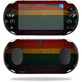 MightySkins Skin Compatible with Sony PS Vita (Wi-Fi 2nd Gen) wrap Cover Sticker Skins Wood Style