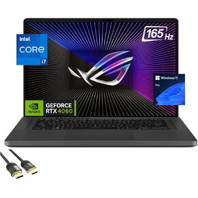 ASUS ROG Zephyrus G16 Gaming Laptop, 16" WUXGA Display, 13th Gen Core i7-13620H (Up to 4.9 GHz), GeForce RTX 4060, 48GB RAM, 1TB NVMe 4.0, WiFi 6E, RGB KB, RJ45, HDMI, USB-C, PDG HDMI, Win 11 Pro