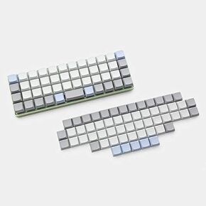 YMDK XDA DSA Blank Colorful PBT Keycaps Suitable for Ortholinear Layout MX Keyboard XD75 ID75 Split 36 Corne Split 46 Planck Preonic Niu40 (XDA 96)