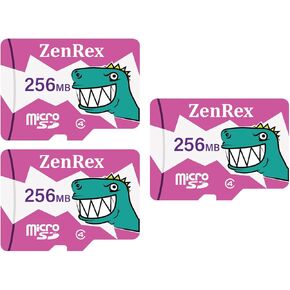 256MB Pack of 1, 3 Count MicroSD C4 Memory Card for Corporate Data Dtorage and File Transfer with Adapter