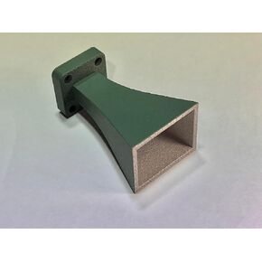 RF28SGH Standard Gain Horn Antenna 26.5 GHz- 40 GHz for Millimeter Wave/Microwave SIGINT,EMC, Testing, Radar and Experimentation, grey/green