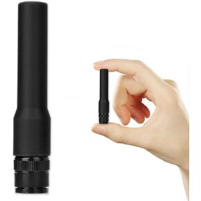 Radio Antenna SF-20 BNC Male 144/430MHz Silicone Soft Dual Band Mobile Ham Radio Short Antenna for ICOM Series Series Serie(Black)