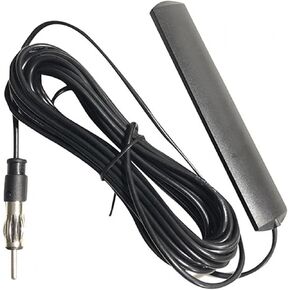 Car Radio Antenna, 5M Car Stereo FM AM Adhesive Mount Hidden Patch Antenna for Vehicle Truck SUV CD Media Receiver Player Audio Tuner Amplifier