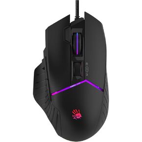Bloody W95BR Max Extra Fire Gaming Mouse - 12,000 CPI, BC3332-A Sensor, 2000 Hz Report Rate, 4M Onboard Memory, RGB Backlit, Adjustable LOD, Precision Control, Ergonomic Design