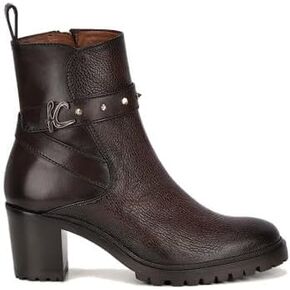 FRANCO CUADRA Women's Bootie in Genuine Deer Leather Brown