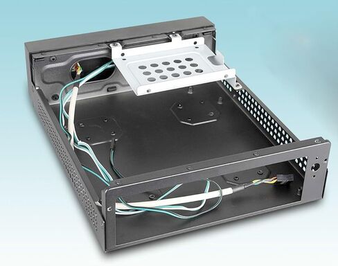 مجموعة أدوات نظام الكمبيوتر المكتبي/البرج/البرج/الكمبيوتر المكتبي HIGH POWER mITX-0DB بدون مروحة Mini ITX، باللون الأسود in Kuwait