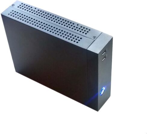 مجموعة أدوات نظام الكمبيوتر المكتبي/البرج/البرج/الكمبيوتر المكتبي HIGH POWER mITX-0DB بدون مروحة Mini ITX، باللون الأسود in Kuwait