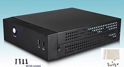 مجموعة أدوات نظام الكمبيوتر المكتبي/البرج/البرج/الكمبيوتر المكتبي HIGH POWER mITX-0DB بدون مروحة Mini ITX، باللون الأسود in Kuwait