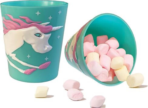 Lily's Home 3D Great Grey Hippo Tumbler for Kids, Fun Novelty Reusable Toddler and Kids Cup, Bathroom Rinse Cup, BPA-Free Plastic, Ideal for Kids 3-6, Unbreakable and Shutterproof.(2, Hippo) 10 Ounce in Saudi Arabia