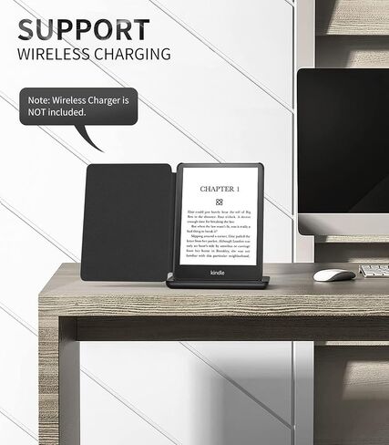 حافظة لجهاز Kindle Paperwhite مقاس 6.8 بوصة الجيل الحادي عشر 2021، جلد PU مع غطاء حامل قابل للطي للتنشيط/النوم التلقائي للقارئ الإلكتروني Amazon Kindle Paperwhite Signature Edition، نمط ملون in Kuwait