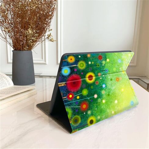 حافظة لجهاز Kindle Paperwhite مقاس 6.8 بوصة الجيل الحادي عشر 2021، جلد PU مع غطاء حامل قابل للطي للتنشيط/النوم التلقائي للقارئ الإلكتروني Amazon Kindle Paperwhite Signature Edition، نمط ملون in Kuwait