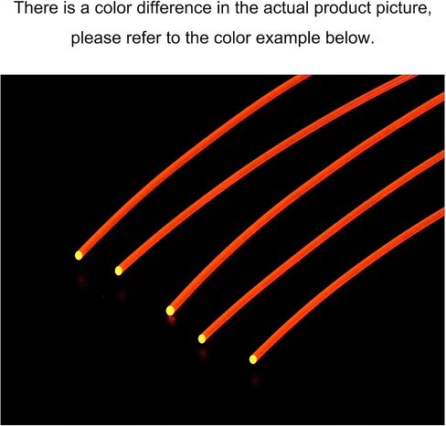 MECCANIXITY 5pcs Fiber Optic Rods P5 Plastic 0.5mmx30cm for Front Sight Filament Fluorescence Green in Saudi Arabia