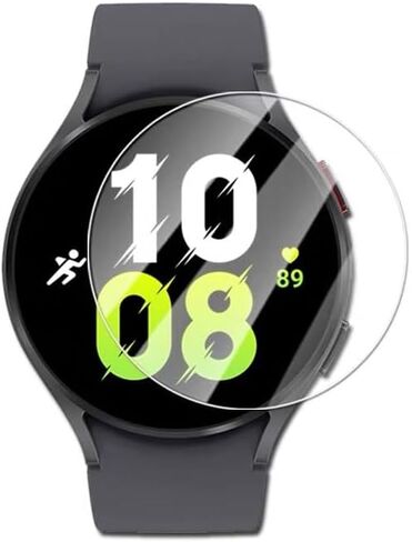 4-Pack 44mm Watch Tempered Glass Screen Protector, 2.5D 9H Hardness HD Clear Anti-Scratch Bubble-Free, Smartwatch Accessories Compatible for Samsung Galaxy Watch 6/Galaxy Watch 5 44mm in Saudi Arabia