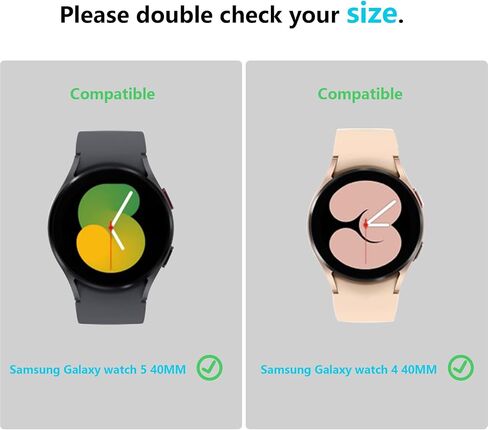 FOLOME-[4-Pack] TPU Soft Watch Case Compatible with Samsung Galaxy Watch 4&5 40MM, Galaxy Watch 4 Screen Protector All-Around Protect for Watch, Galaxy Watch 4 Case with Anti-Drop Anti-Scratch in Saudi Arabia