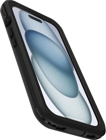 OtterBox iPhone 15 (Only) FRĒ Series Waterproof Case with MagSafe (Designed by LifeProof) - BLACK, Waterproof, 60% Recycled Plastic, Sleek and Stylish in Saudi Arabia