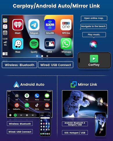 Roinvou 2+32G Android CarPlay Stereo لـ 2006-2011 Toyota Yaris، شاشة لمس 9 بوصات داخل لوحة القيادة GPS مع نظام CarPlay لاسلكي مدمج Android Auto Support Mirror Link BT RDS AHD DSP in Saudi Arabia