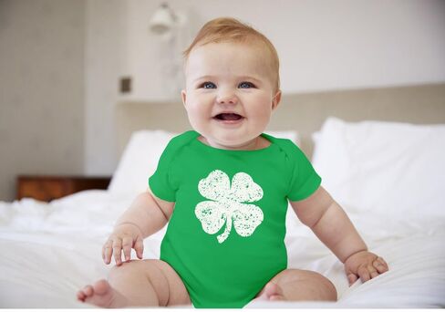 BesserBay Baby St Patricks 100% Cotton Bodysuit Newborn Outfit Lucky Irish Onesie 0-24 Months in Saudi Arabia