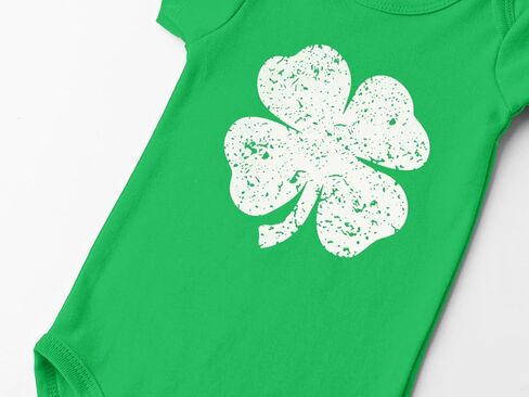 BesserBay Baby St Patricks 100% Cotton Bodysuit Newborn Outfit Lucky Irish Onesie 0-24 Months in Saudi Arabia