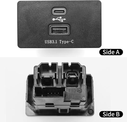 Carplay USB Interface Hub SYNC 3 الإصدار 3.4 بديل لـ Ford Fusion 2016-2017، استبدال Lincoln Navigator 2016-2018، ترقية وحدة USB + Type-C، HC3Z-19A387-B in Saudi Arabia
