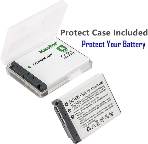 Kastar 1-Pack Battery and AC Wall Charger Replacement for Sony NP-FR1 Battery, BC-CS3, BC-CSD Charger, Sony Cyber-Shot DSC-G1 DSC-V3 DSC-F88 DSC-P100 DSC-P120 DSC-P150 DSC-P200 DSC-T30 DSC-T50 Camera in Kuwait
