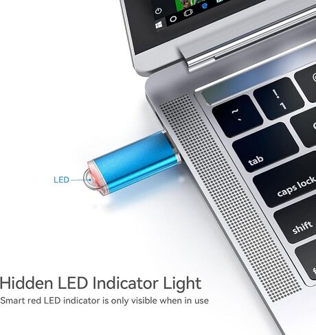 6 عبوات من محركات أقراص فلاش USB سعة 16 جيجابايت USB 2.0 محرك أقراص الإبهام، محرك أقراص فلاش - أسود/أحمر/أزرق/فضي/أخضر/ذهبي (16 جيجابايت، 6 ألوان مختلطة) in Kuwait