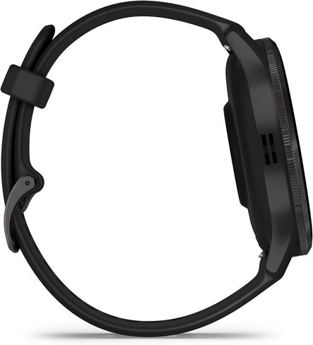 ساعة Garmin Venu 3 الذكية لتتبع اللياقة والصحة مع إطار من الفولاذ المقاوم للصدأ وحافظة سوداء مقاس 45 ملم وسوار سيليكون وشاشة لمس AMOLED مقاس 1.4 بوصة in Saudi Arabia