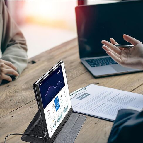 Portable Monitor for Laptop 10.5-Inch, Second External Monitor with 1920x1280p FHD IPS Screen for PS5, Switch, Xbox PC Phone Mac, USB-C HDMI Ultra-Thin Zero Frame Gaming Monitor/Premium Smart Cover in Saudi Arabia