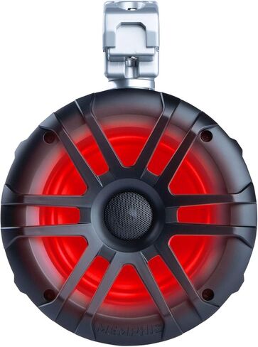 Memphis Audio MXA60TB 6.5 بوصة سماعات Powersports متحدة المحور لقضبان اللف، أسود مع LED in Saudi Arabia