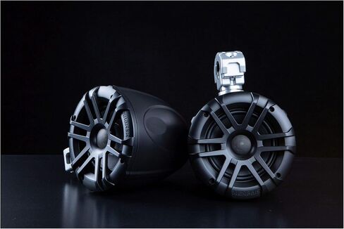 Memphis Audio MXA60TB 6.5 بوصة سماعات Powersports متحدة المحور لقضبان اللف، أسود مع LED in Saudi Arabia