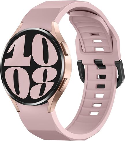 Maledan No Gap Bands Compatible with Samsung Galaxy Watch 7 FE 6 4 5 Band 40 44mm, Galaxy Watch 5 Pro Band 45mm, Galaxy Watch 4 6 Classic Band, 20mm Soft Silicone Sport Strap Replacement Women Men in Saudi Arabia