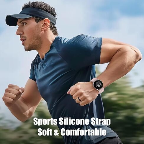Maledan No Gap Bands Compatible with Samsung Galaxy Watch 7 FE 6 4 5 Band 40 44mm, Galaxy Watch 5 Pro Band 45mm, Galaxy Watch 4 6 Classic Band, 20mm Soft Silicone Sport Strap Replacement Women Men in Saudi Arabia