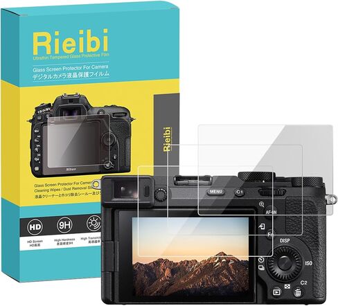 Rieibi (3 عبوات واقي شاشة لكاميرا Sony Alpha A7C II/ A7C II/ A7CM2/ A7C2/ A7CR الرقمية - غشاء زجاجي مقوى مقاوم للخدش بصلابة 0.25 مم 9H لـ A7C II/A7CR in Saudi Arabia