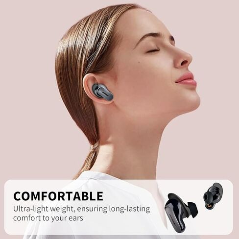 [5 أزواج] أغطية أطراف الأذن لسماعات الأذن Bose QuietComfort II & Ultra، ملحقات رأس الأذن الرياضية المضادة للانزلاق من السيليكون WOFRO المضادة للانزلاق ومضادة للخدوش لسماعات الأذن الجديدة Bose QuietComfort Ultra/2 (أسود) in Kuwait