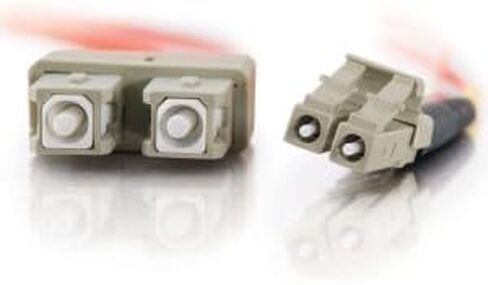 ليجراند - كابل إيثرنت ألياف ضوئية C2G، كابل توصيل ألياف ضوئية متعدد الأوضاع LC-SC باللون البرتقالي 62.5/125، 2 متر (6.6 قدم) إيثرنت ألياف ضوئية مطلية بـ PVC، عدد واحد، C2G 33155 in Saudi Arabia