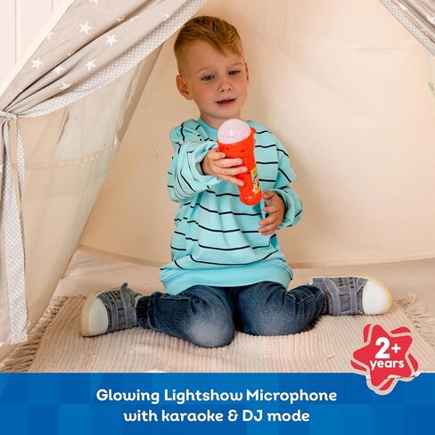 Kids Hits Educational Toddler Lightshow Microphone Toy - 2 Years and up (Blue) in Saudi Arabia