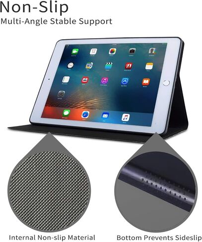 حافظة لجهاز Amazon Kindle الجيل العاشر 2019 بنمط عباد الشمس باللون الأسود مع ملصق سلحفاة لطيف وغطاء واقٍ خفيف الوزن مقاوم للصدمات لجهاز Kindle الجديد تمامًا الجيل العاشر 2019 in Kuwait