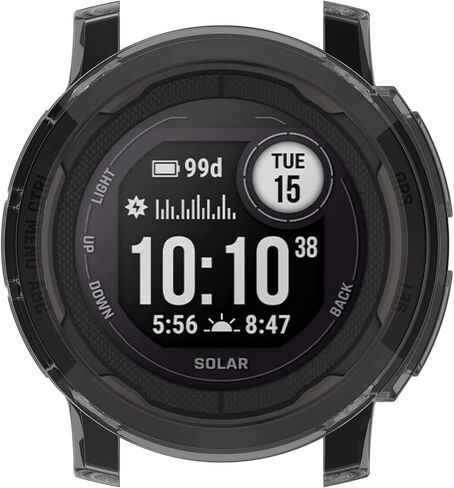 متوافق مع غطاء حماية Garmin Instinct 2، غطاء حماية شفاف من مادة TPU للساعة الذكية لـ Garmin Instinct 2 in Saudi Arabia