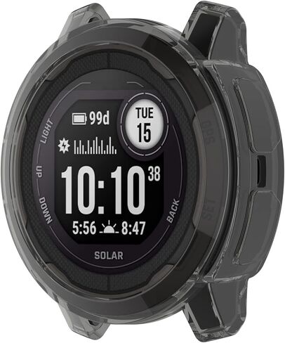 متوافق مع غطاء حماية Garmin Instinct 2، غطاء حماية شفاف من مادة TPU للساعة الذكية لـ Garmin Instinct 2 in Saudi Arabia