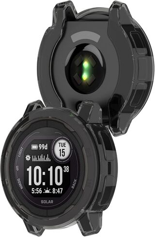 متوافق مع غطاء حماية Garmin Instinct 2، غطاء حماية شفاف من مادة TPU للساعة الذكية لـ Garmin Instinct 2 in Saudi Arabia