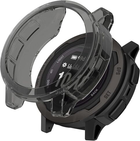 متوافق مع غطاء حماية Garmin Instinct 2، غطاء حماية شفاف من مادة TPU للساعة الذكية لـ Garmin Instinct 2 in Saudi Arabia